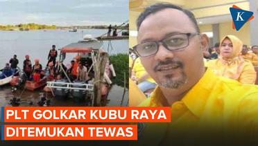 Lengkap dengan Seragam Kuning, Plt Golkar Kubu Raya Tewas di Sungai Kapuas