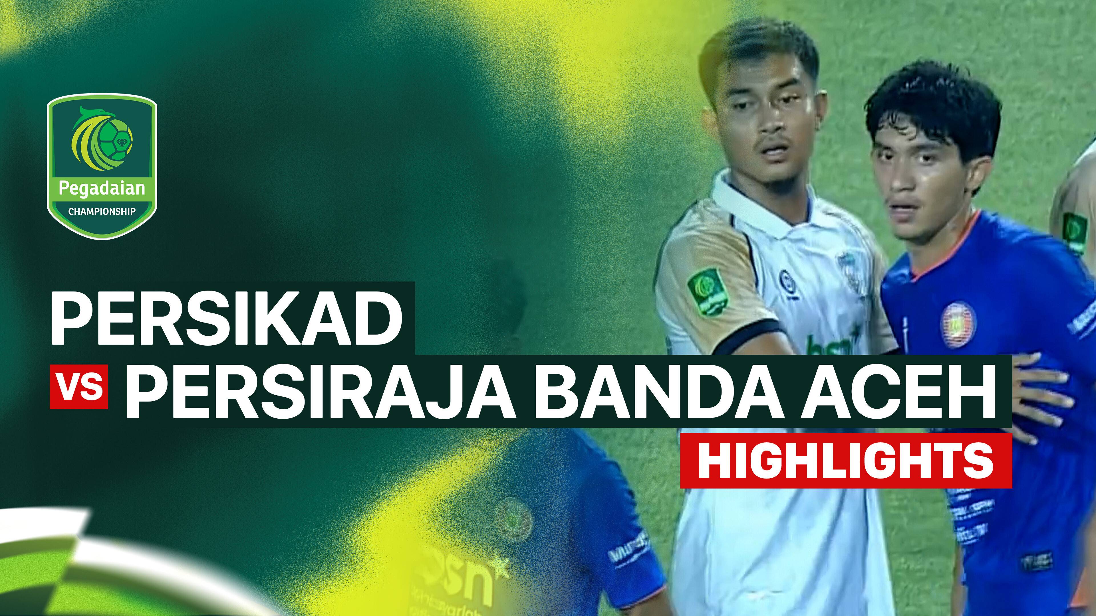 Persikad vs Persiraja Banda Aceh
