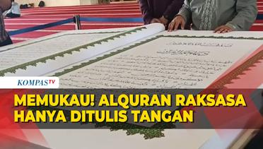 Melihat Alquran Raksasa Tulisan Tangan di Masjid Madaniyah Karanganyar, Jawa Tengah