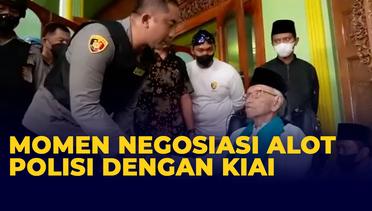 Momen Negosiasi Alot Polisi dengan Kiai Mukhtar Demi Bawa DPO Pencabulan Santri di Jombang