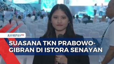Acara TKN Prabowo-Gibran di Istora Senayan Terpantau Ramai Relawan dan Simpatisan