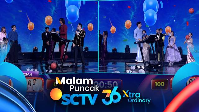 Seru!! Tim AGZ New Era vs Tim SMR di Tiba-tiba Kuis (Round 1) | Malam Puncak HUT SCTV 36 XtraOrdinary