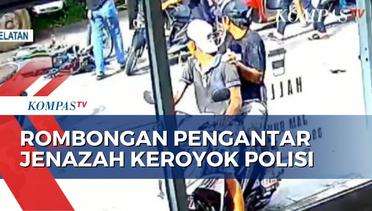 Rombongan Pengantar Jenazah di Makassar Keroyok Polisi, 5 Orang Buron!