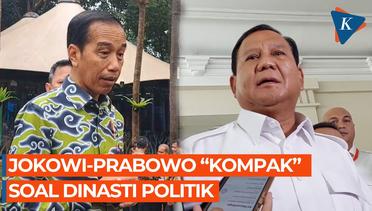 Jokowi-Prabowo Satu Suara soal Putusan MK dan Dinasti Politik, Biarkan Rakyat Memilih