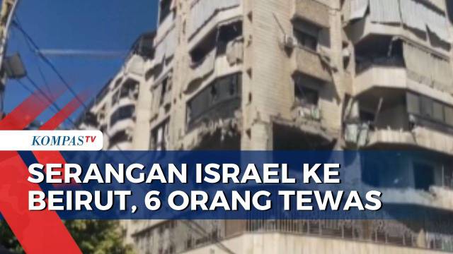 Langit Beirut Dikepung Asap Tebal Imbas Serangan Udara Israel, 6 Orang Tewas