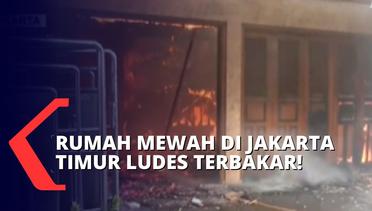 Kebakaran Melanda Rumah Mewah di Jakarta Timur, Api Pertama Mucul dari Garasi