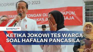 Ke Banyuwangi, Jokowi Tes Warga Lafalkan Pancasila Berhadiah Sepeda Hingga Bagikan Bantuan El Nino