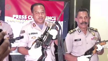 Polresta Jayapura amankan empat senjata api ilegal