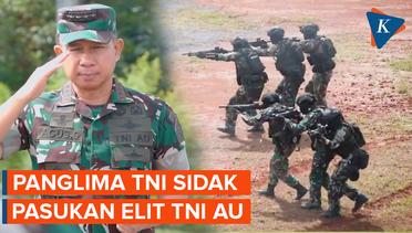Panglima TNI Cek Kesiapan Pasukan Elite TNI AU Sat Bravo 90