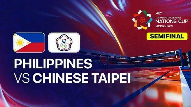 Semifinal: Philippines vs Chinese Taipei - Full Match | AVC Women's Volleyball Nation Cup 2025
