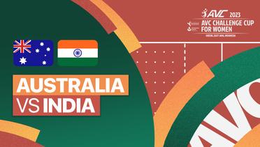 Full Match | Australia vs India | AVC Challenge Cup for Women 2023