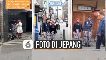 Viral Foto Session di Jepang Gunakan Pakaian Adat Jawa