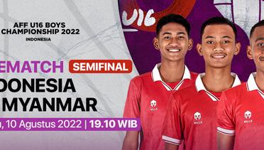 Jelang Kick Off Pertandingan - Indonesia vs Myanmar
