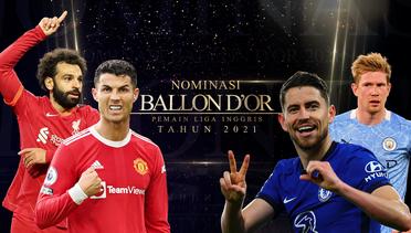 Berikut Nominasi Ballon d'Or 2021 dari Liga Inggris, Cristiano Ronaldo dan Jorginho Favorit