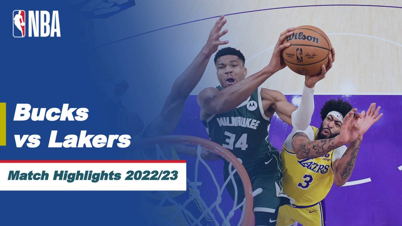 Match Highlights Milwaukee Bucks vs LA Lakers NBA Regular Season 2022/23 Vidio