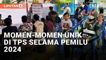 Momen-Momen Unik di TPS Selama Pemilu 2024, Dari Paku Hilang Hingga Sorakan 'Uhuy' untuk Komeng