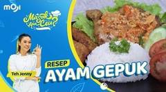 RESEP AYAM GEPUK, PEDASNYA BIKIN NAMBAH | MASAK APA CEU? - Moji
