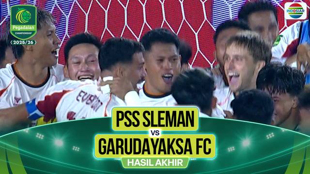 Hasil Akhir Pertandingan - PSS Sleman vs Garudayaksa FC | Pegadaian Championship 2025/26