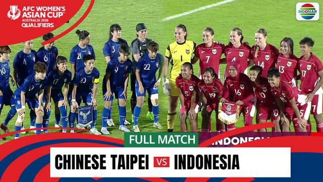 Chinese Taipei vs Indonesia - Full Match | AFC Women's Asian Cup Australia 2026 Qualifiers