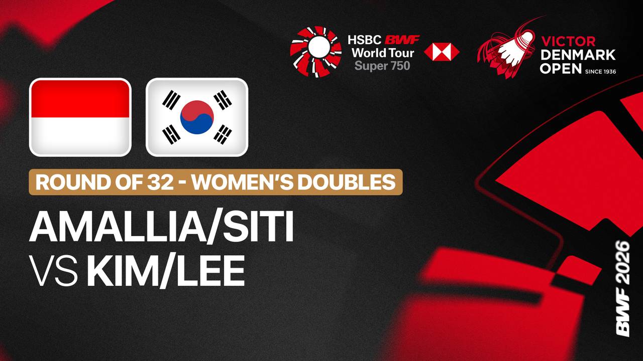 Amallia Cahaya Pratiwi/Siti Fadia Silva Ramadhanti (INA) vs Kim Yu Jung ...