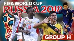 Dihuni Oleh Negara yang Tidak Pernah Juara Dunia, Fakta Grup H Piala Dunia 2018