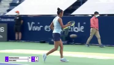 Match Highlights | Leylah Fernandez 2 vs 0 Viktorija Golubic | WTA Abierto GNP Seguros 2021