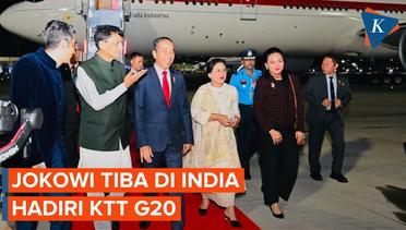Momen Jokowi Tiba di India Hadiri KTT G20, Disambut Sejumlah Penari di Bandara