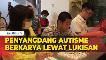 Menengok Pameran Lukisan Karya 3 Seniman Penyandang Autisme