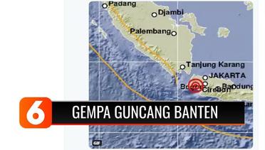 Gempa 5,4 Magnitudo Guncang Banten, Getaran Terasa hingga Jakarta dan Sekitarnya