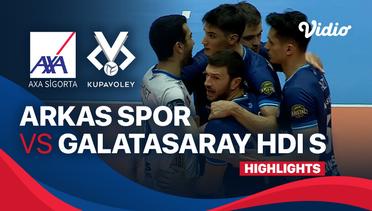 Quarter Final: Arkas Spor vs Galatasaray HDI Sigorta - Highlights | Men's Turkish Volleyball Cup 2023/24