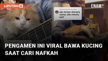 Bawa Kucing Saat Cari Nafkah, Pengamen Ini Viral dan Jadi Perbincangan Netizen