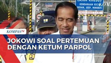 Jawab Jokowi soal Pertemuan Makan Bersama Airlangga, Prabowo hingga Zulhas
