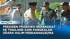 Presiden Prabowo Bertolak ke Thailand untuk Kunjungan Resmi