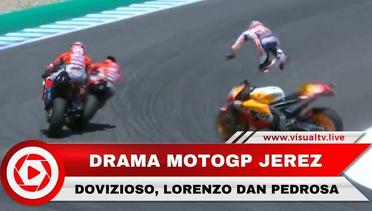 Kisah Dovizioso, Lorenzo dan Pedrosa di MotoGP Jerez 2018