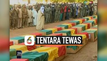 Upacara Pemakaman 30 Tentara Mali yang Tewas karena Teroris