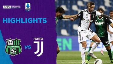 Match Highlight | Sassuolo 3 vs 3 Juventus | Serie A 2020