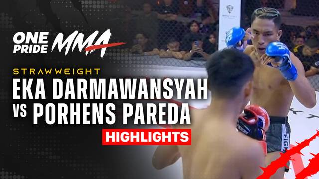 Eka Darmawansyah vs Porhens Pareda - Highlight | One Pride 89