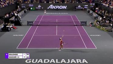 Final: Caroline Dolehide vs Maria Sakkari - Highlights | WTA Guadalajara Open Akron 2023