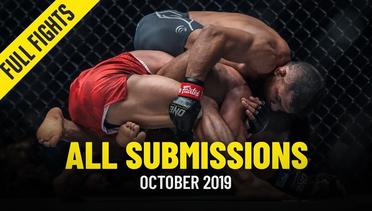 All Submissions In October 2019 - ONE Full Fights