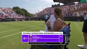 Match Highlights | Petra Kvitova vs Harriet Dart | WTA Rothesay International Eastbourne 2022