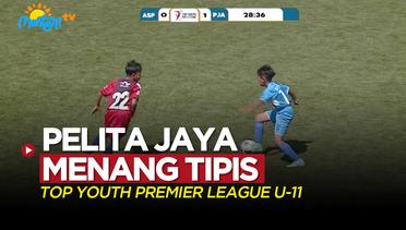 Highlights Top Youth Premier League U-11, Pelita Jaya Menang Tipis atas ASIOP Merah