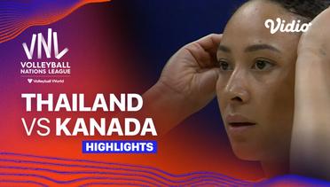 Thailand vs Kanada - Highlights | Women's Volleyball Nations League 2024