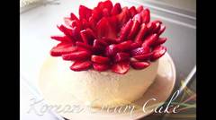 Korean Saeng Cream Birthday Cake