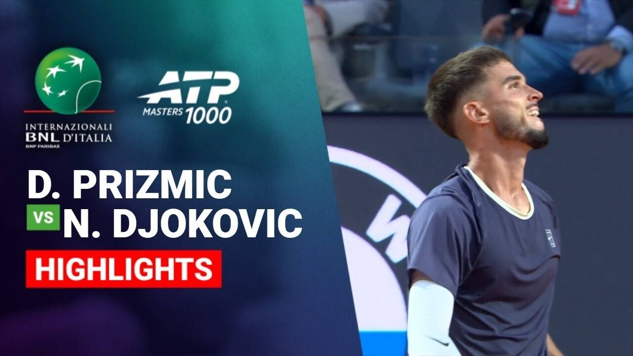 Dino Prizmic vs Novak Djokovic - Round 2 (Campo Centrale) | ATP 1000: Internazionali BNL d'Italia 2026