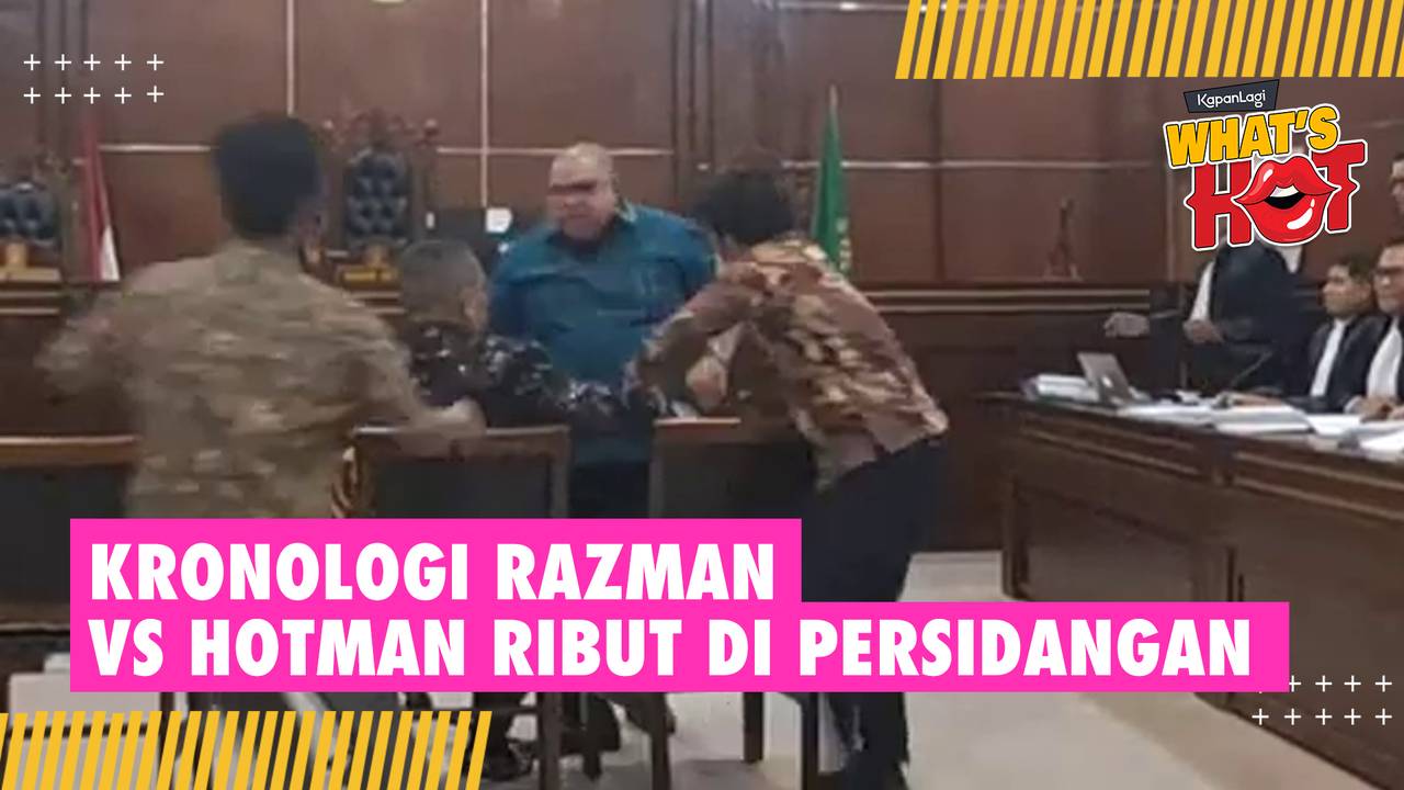 Kronologi Razman Nasution Ngamuk Dengan Hotman Paris Di Ruang Sidang ...