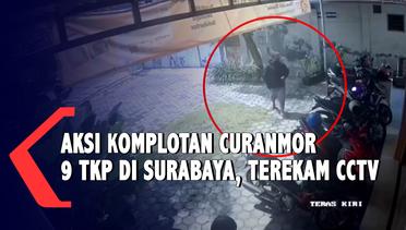 Aksinya Terekam CCTV, Residivis Curanmor 9 TKP di Surabaya Diringkus