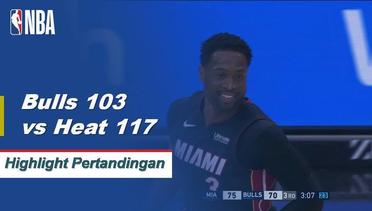 NBA I Cuplikan Pertandingan :  Heat 117 vs  Bulls 103