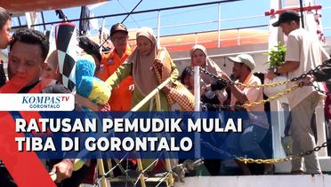 H 3 Penumpang Arus Balik Tiba di Pelabuhan Gorontalo