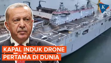 Turkiye Luncurkan Kapal Perang Drone Pertama di Dunia
