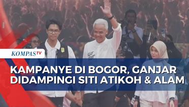 Ganjar Ngaku Terharu Lihat Antusias Pendukungnya di Stadion Pakansari Bogor